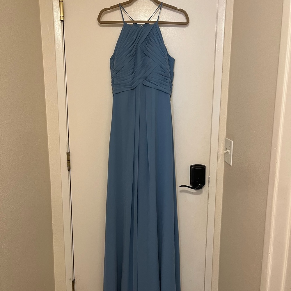 Azazie Blue Dress Size 12